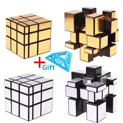 3x3x3 Magic Mirror Cubes Cast Coated Puzzle Professional Speed Magic • $15.99