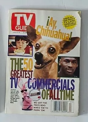 TV Guide Magazine July 3 1999 Great TV Commercial New York Metro Ed. No Label • $14.95