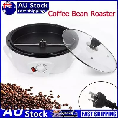 Electric Coffee Roaster Home Coffee Bean Non-Stick Roasting Baking Machine 220V • $55