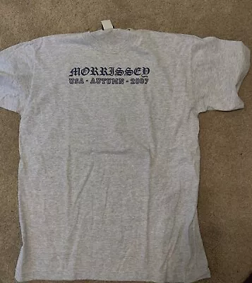 Morrissey CREW ONLY T SHIRT Ringleader Tour Shirt UNWORN 2007 The Smiths XL  • $45