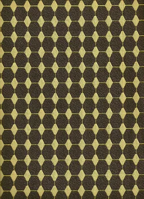  Pop Beige& Charcoal  Mid Century Modern Retro Geometric Upholstery Fabric • $9.95