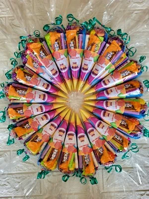 £1.50 • Buy Pre Filled SWEET CONES BIRTHDAY WEDDING CHRISTENING FAVOUR PARTY BAGS
