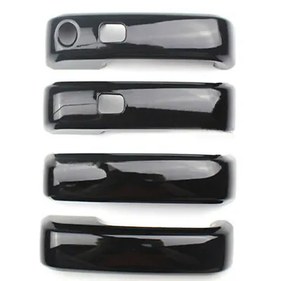 $19.89 • Buy Gloss Black Door Handle Covers W/ Smart Key For Ford F-150 F150 2015-2020
