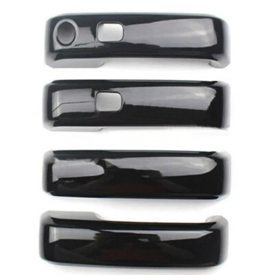 $19.89 • Buy Gloss Black Door Handle Covers W/ Smart Key For Ford F-150 F150 2015-2020