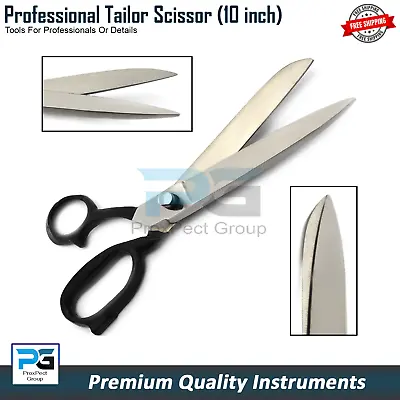 £12.32 • Buy Tailor Scissor 10  Dress Making Tailoring Fabric Carpet Shears Cut Scissor New