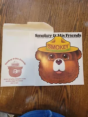 Vintage Smokey Bear Play   Smokey & His Friends   Dialogue Masks  1979    • $8.50