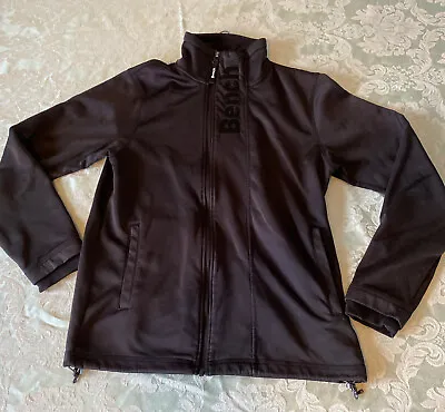 BENCH URBANWEAR Mens Size Large Black Soft Shell Zip Up Jacket • $11.99