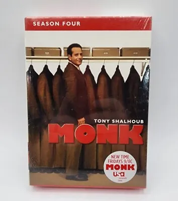 Monk - Season 4 (DVD 2006 4-Disc Set) New Sealed  • $10.99