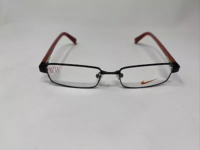 Nike Kids 5558 054 47/15/130 Black Red Flex Hinge Eyeglasses Frame :x99 • $65