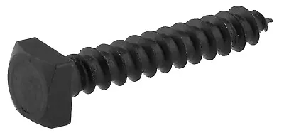 Rustic Square Head Lag Screws Black Oxide Finish Lag Bolts 1/4 X 1 1/2-Inch P • $27.25