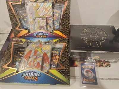 $105 • Buy Pokemon Sealed Elite Trainer Box Plus ZACIAN & Shiny CRAMORANT,BOLTUD V FREE PSA