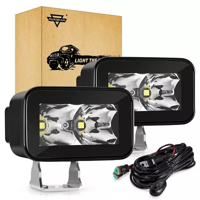 2x Auxbeam 2.5 Inch 30w 3600lm 30° Spot Beam Led Driving Lights Off Road Lights • $52.98