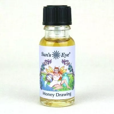 Money Drawing Oil  Ritual Oil  Sun's Eye  1/2 Ounce • $7.45