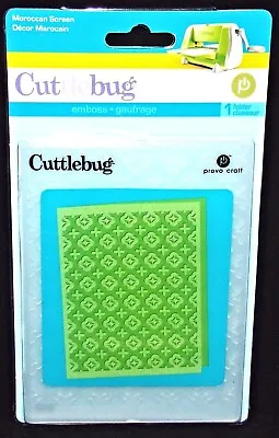 Cuttlebug Embossing Folder Moroccan Screen New By Provo Craft Free Shipping • $8.99