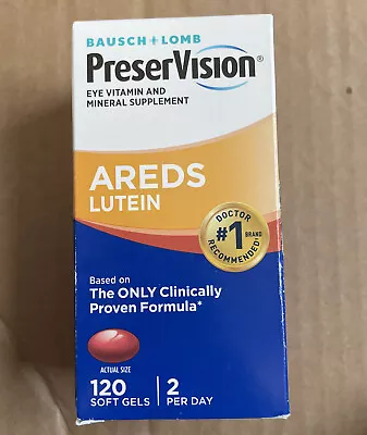 PreserVision AREDS Lutein Eye Vitamin & Mineral 120 Softgels • $14.95