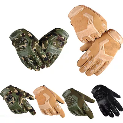 Men Full Finger Tactical Gloves Army Military Cycling Bike Skiing Training Glove • $10.99