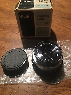 Vivitar Enlarging Lens EP 3.5 ~ F=50mm Enlarging Lens  No. 79758 • $14.99