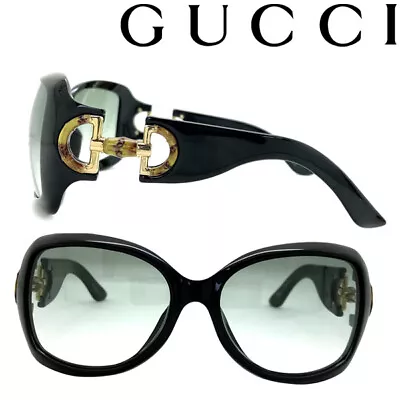 Used Gucci Sunglasses Almost Ladies Gg2991Fs D28Vj Gradation Green Bamboo R-Gg-S • £243.07