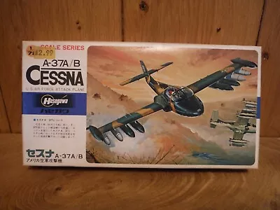 Hasegawa B12 A-37A/B Cessna Attack Plane 1/72 Model Kit (B182) • £15