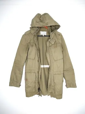 J Crew Boyfriend Fatigue Jacket Green Military Parka Women's XS 19985 • $25