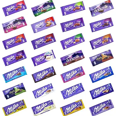 4x/8x MILKA Genuine Chocolate From Germany 🍫 Many Flavors ❗MIX & MATCH❗ TRACKED • £24.41