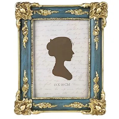 Vintage Picture Frame 5x7 Inch Luxury Antique Photo Frames With Glass Front P... • $21.55