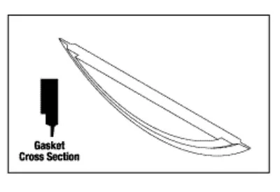 RPI BRAND Seal Autoclave Gasket Dam Midmark M9 M9D Autoclave #MIG157 • $22.50