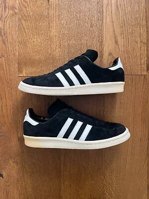 Adidas Campus 80s - Black - Size 8 - Used • £5