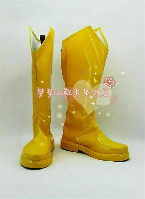 The-Flash-Luka Cosplay Prop Boots Halloween Gift Yellow Shoes Custom-Made Unisex • $43