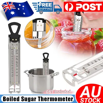 $13.95 • Buy Stainless Steel Candy Home Cooking Thermometer Portable For Sugar Kitchen Crafts