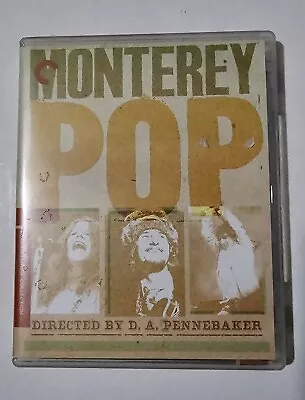 Monterey Pop (Criterion Collection | Blu-ray 1968) Very Good Condition • $18.95