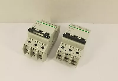 (2) Schneider Electric C60 15A Multi9  Circuit Breaker - 15A 3Ø 240VAC • $32.50