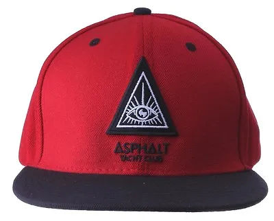 Asphalt Yacht Club Mens Triangle Eye Snapback Baseball Hat Cap NWT • $18.74