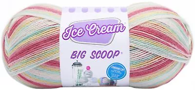 Lion Brand Ice Cream Big Scoop Yarn-Tutti Frutti 922-206 • £20.60