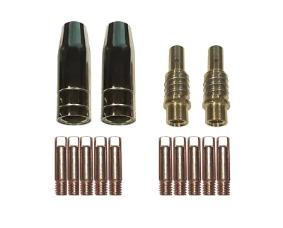 Contact Tips Nozzle Diffuser Fits Snap On MIG125 MIG135 Welder Parts AK15 • $14.99