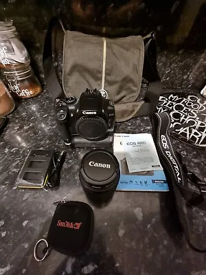 Canon EOS 400D 10.1 MP Digital SLR Camera - Black Kit With EF-S 18-55mm Lens • £119.99