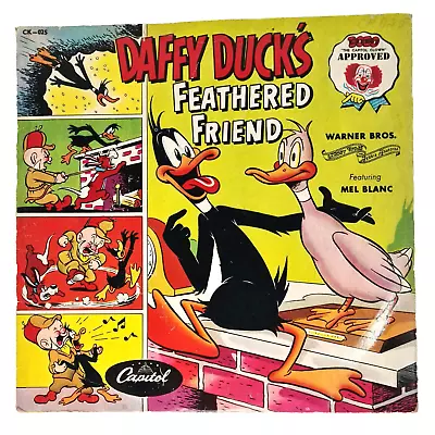 Loony Tunes Mel Blanc DAFFY DUCK'S FEATHERED FRIEND CK-025 Shellac 78RPM Record • $55.99