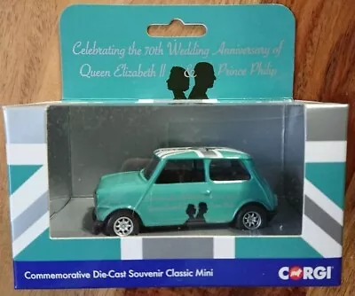 £22.95 • Buy Corgi CC82108 Classic Mini The Royal 70th Wedding Anniversary Diecast Model NEW