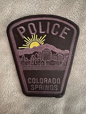 ** LIMITED EDITION**Colorado Springs Police “Midnight” Patch • $15