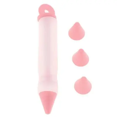 Silicone DIY Pastry Cake Decorating Pen - Icing Piping Tips • £4.12