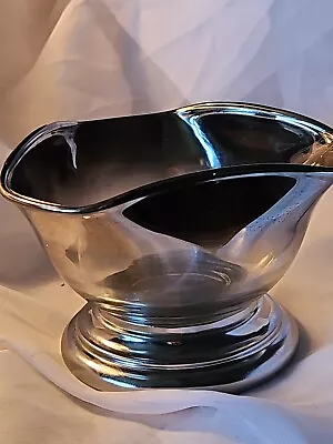 Dorothy Thorpe Mid Century Modern Mercury Glass Condiment Or Nut Bowl • $24