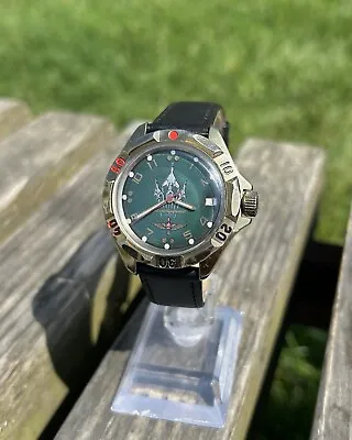 Vintage Vostok Komandirskie Aviation Watch Soviet USSR Retro Mechanical 1980s • $179