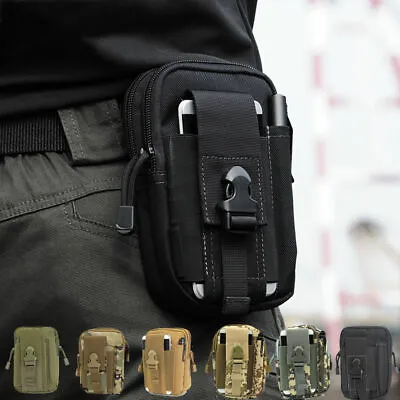 Tactical Belt Pack Bag Cell Phone Case Waist Molle Pouch EDC Tool Pouch Holster • $9.85