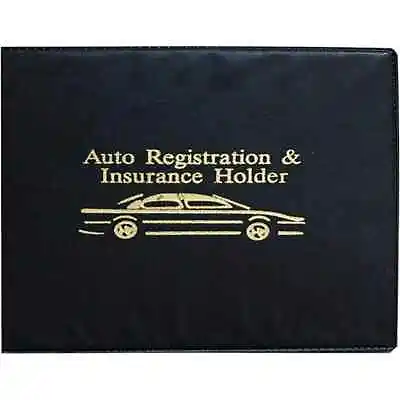 Sterling Auto Insurance And Registration Holder BLACK • $4.50