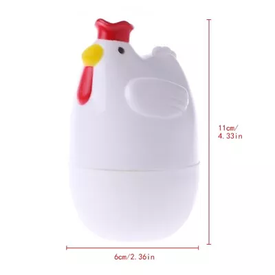 Home Chicken Shaped Microwave One Egg Boiler Cooker Kitchen Cooking Appliance • $5.87