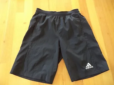 $40 • Buy Adidas Mens Black Climalite Shorts Size S As New