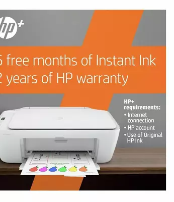 New HP 2752e/2734e All In One Printer-Copy-Scan-Wireless/Bluetooth+Free HP INK • $85.95