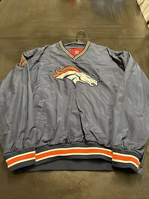 Vintage Denver Bronco Windbreaker Jacket Nfl Size Xl • $32.99