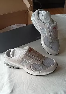 New Balance 2002 Rain Cloud Mules Trainers Size 4 UK BNIB • £49.95