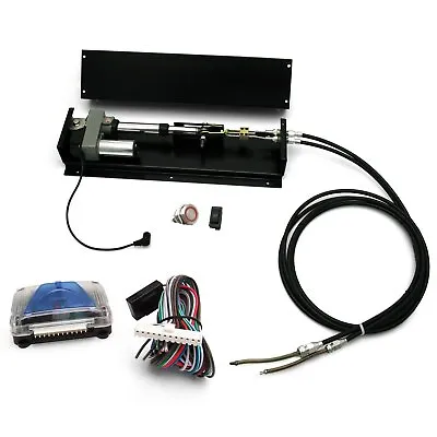 One-Touch Remote Mount Power Emergency E-Brake Kit 8FT Rear Brake Cables Hot Rod • $499.95
